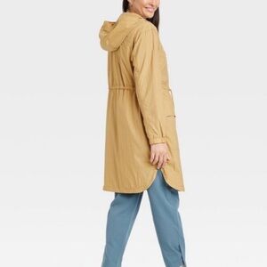 A New Day khaki/tan water resistant jacket S NWT